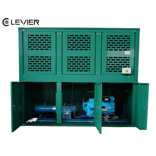 Open Type Air Cooled Condensing Unit for Freezer Room Cold Storage Refrigeration System for Industrial Cold Storage Project