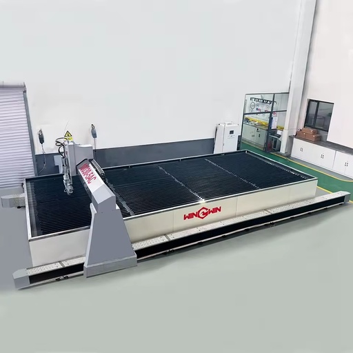 Customized Size, Maximum 30 * 4M 5 Axis Water Jet Cutting Machine Waterjet Cutter Glass Ceramic Tile Stone Waterjet Cutting