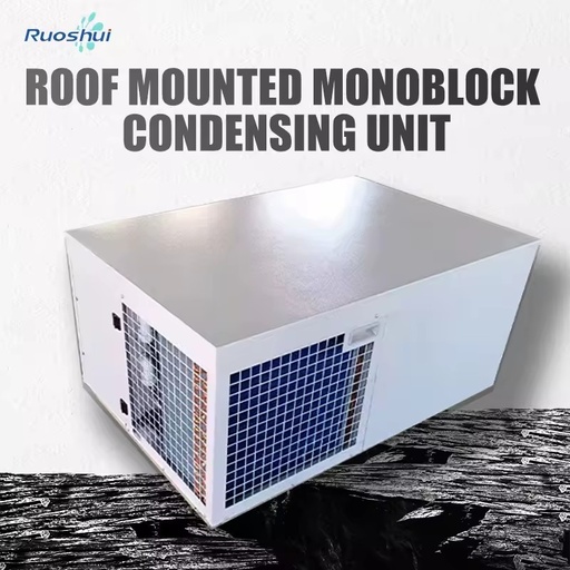 Roof Mounted Monoblock Condensing Unit Cold Storage Refrigeration Unit Full Set of Equipment Top Integrated Unit