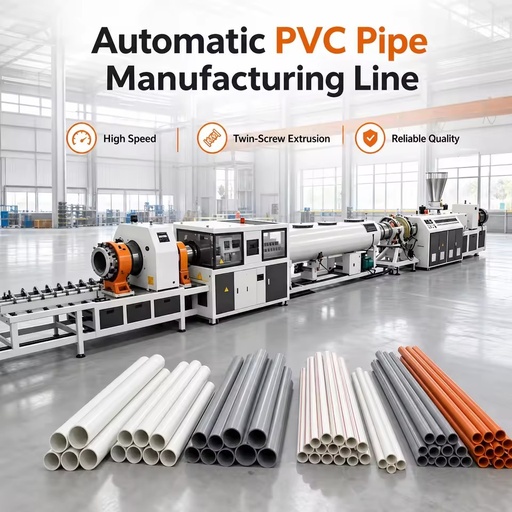 PVC Pipe Production Line Digital Intelligent Control PVC Pipe Extrusion Line Low Pressure Water Transport Pipe Extrusion Line