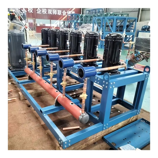 Parallel Scroll Unit for Cold Storage High EER Compressors Long Run Save Electricity Cost