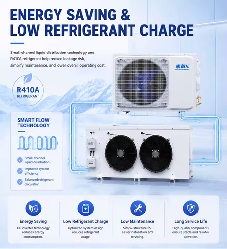 Heavy Duty Freezer Condensing Unit for Seafood Meat Quick Freezing Equipment