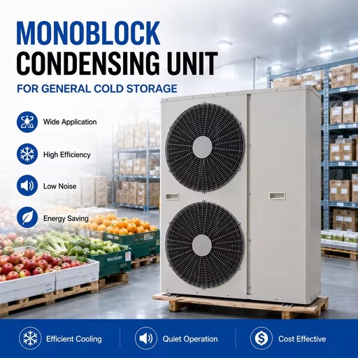 Monoblock Condensing Unit for Walk in Cold Room Frozen Food Storage and Commercial Refrigeration