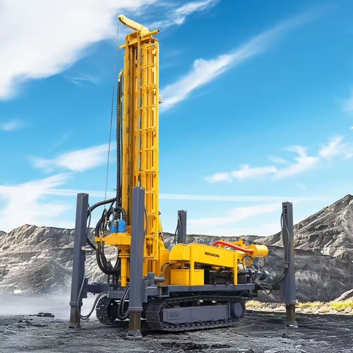 Crawler Diesel Borehole Drill Rig for Mining and Geotechnical Exploration Water Well Drill Machine with Core Components Engine