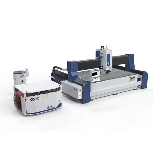 HEAD Industrial 5 Axis CNC Machining Center Integrated Waterjet and Tool Head System for Composite Material