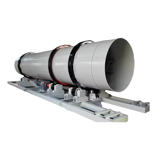Small Single Rotary Drum Dryer with Electric Heating and Bearing for Chemicals Processing Energy Saving Drying Equipment