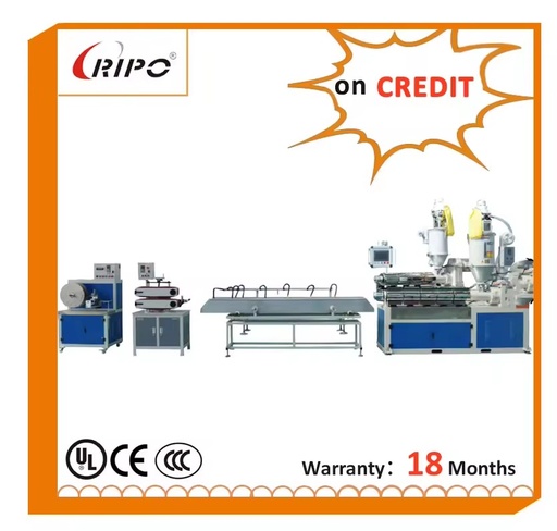 Single Screw PE Plastic Extrusion Machine 80mm Extruder with Bearing & Motor for Pipe Application Energy Saving 15kW
