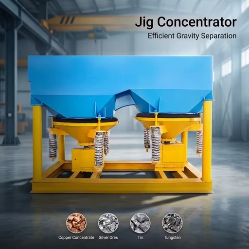 Low Water Consumption High-quality Jig Concentrator High Efficiency Gravity Jig for Non Ferrous Metal Recycling