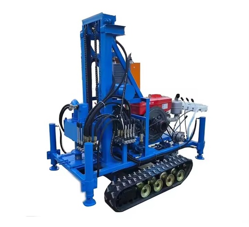 150m 35hp Steel Crawler Mounted Rotary Water Well Drilling Rig Machine Portable Shallow Mine Drilling Rig for Sale