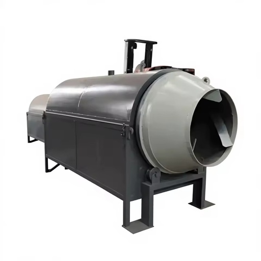 High Efficiency Rotary Drum Dryer Machine for Fruits Vegetables Competitive Price Sugarcane Bagasse Heating Drying Equipment PLC