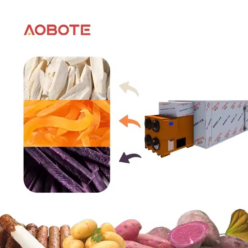 Modern Automatic PLC-Controlled Chamber-Type Heat Pump Drying System Odor-Free Technology 2 Tons Capacity for Cassava