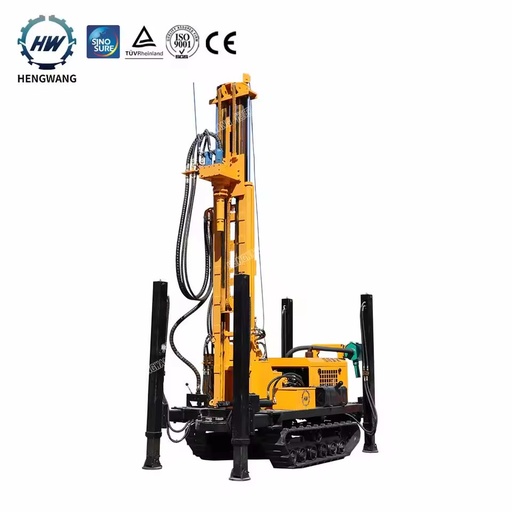 150 meters depth crawler air type water well drilling equipment deep water borehole drilling rig machine