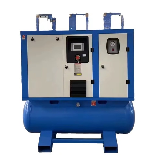 7.5 37kW Screw Air Compressor 2.9m/min 8-16bar Silent Variable Speed PLC Pump Workshop Factory Air Supply