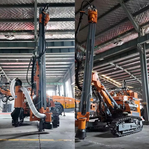 DTH 21m Drilling Rig Separated Blast Borehole Drill Machine for Gold Mine Quarry Diesel Engine