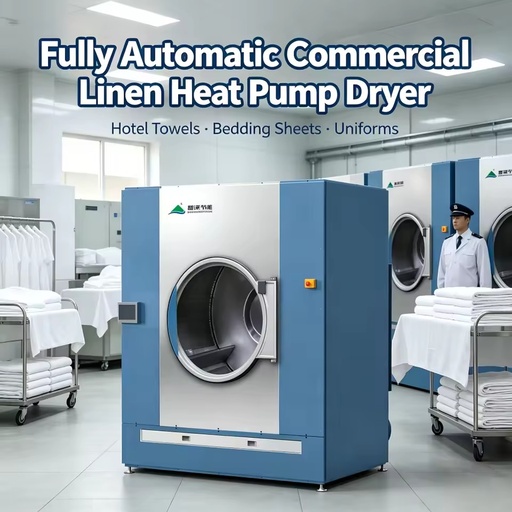 Renewable Energy Heat Pump Dehydration Dryer Large Load Low Noise Drying Equipment for Washing Plant Uniforms Socks Jeans