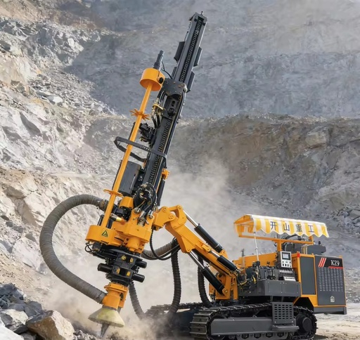KZ9 115-165mm Separated Split Type Blast Hole Drill Rig DTH Drilling Rig for Mining Quarry Blasting Projects