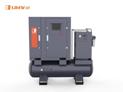 Integrated 15kw 16bar Screw Air Compressor Industrial High Efficiency Air Cooled for Fiber Laser Cutting
