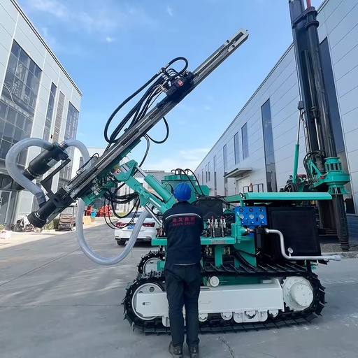 Heavy Duty Hydraulic Crawler DTH Drilling Rig for Quarry Blast Hole Mining Rock Drilling and Engineering Projects