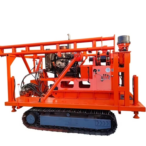 XY-2B Portable Diesel Core Drilling Rig 0-500M Depth Crawler Chassis Energy Saving Ore Exploration & Mining Equipment