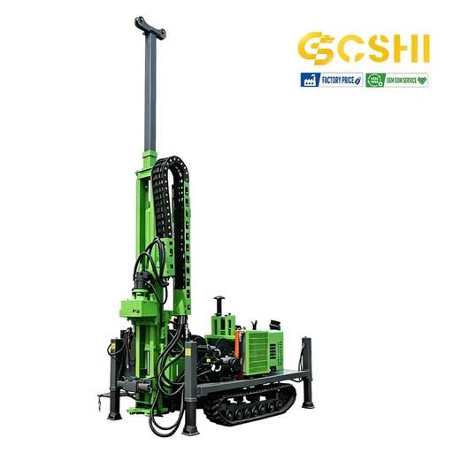 Crawler Mounted Fully Hydraulic Core Drilling Rig 500m Depth CE Certified for Mineral Exploration