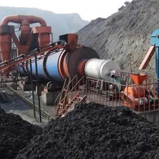 Stainless Steel YF Coal Slime Rotary Dryer | Continuous Processing with PLC Automatic Control