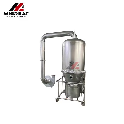 Stainless Steel Fluid Bed Dryer for Food & Chemical Processing Gear-Driven Energy Saving CE ISO Certified