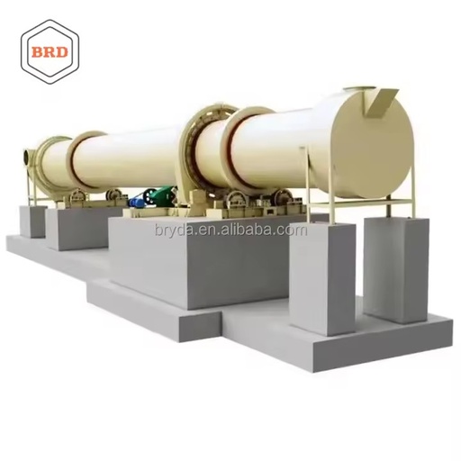 Industrial Rotary Drum Drying Equipment with Bearing & Engine for Food Plastics Chemical Processing New Reliable Performance