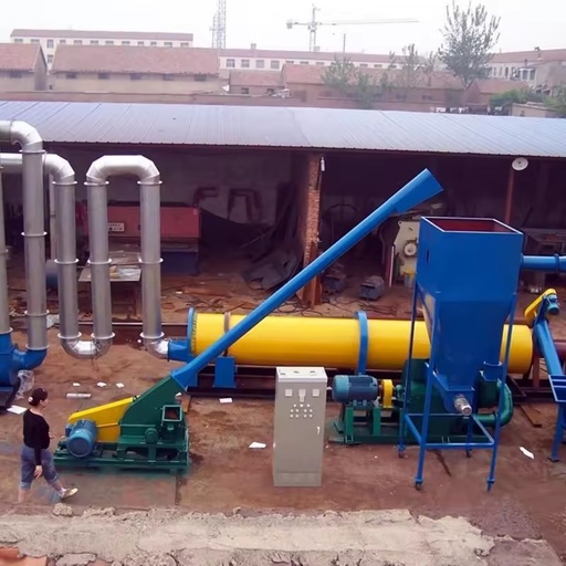 Energy-saving 0.5-40 Tph Sawdust Drying Equipment Single Drum Sawdust Dryer Sawdust Drum Dryer