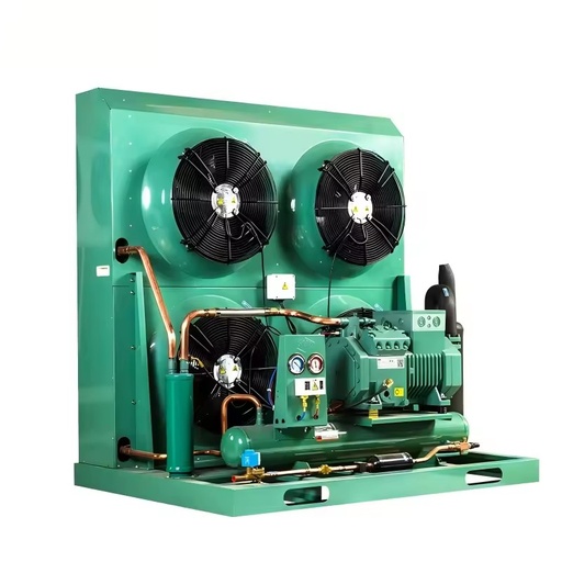 Condensing Unit with Motor 380V Energy Saving Automatic for Home & Restaurant Use Low Temperature New & Used