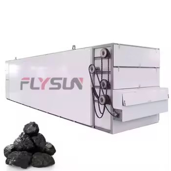 Factory Customized Automatic Gear Charcoal Mesh Belt Dryer Machine with Electric Heating for Charcoal Dehydration