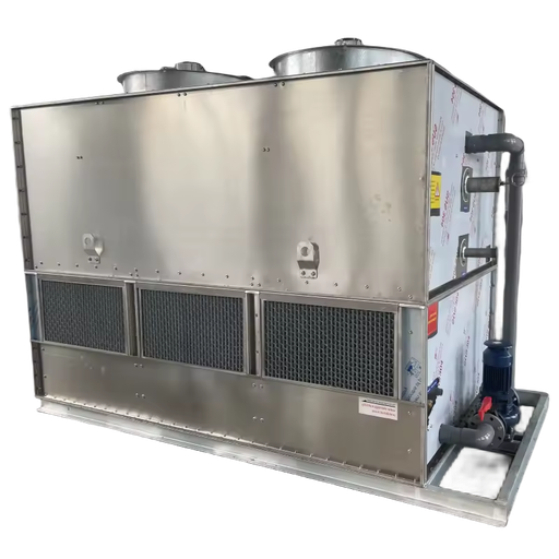 ZNX900 Industrial Evaporative Condenser Cooling Tower Closed Type with Refrigeration Compressor Energy Saving Pump Motor