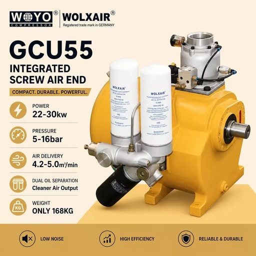 GCU55 22-30kw Portable Vehicle-Mounted Screw Air Compressor Foam Fire Truck Sanitation Vehicle Ozone Generator Mining Equipment
