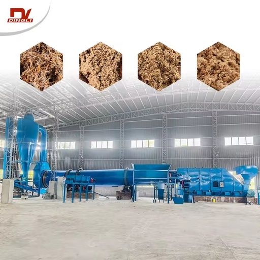 Energy-Saving Beer Dregs Beer Waste Rotary Dryer Machine for Sale