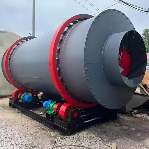Three Cylinder Sand Dryer Three Return Cylinder Drying Machine High Thermal Efficiency for River Sand Yellow Sand Dehydration