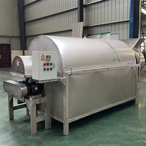 Precise Temperature Control Electric Stainless Steel Fish Waste Rotary Drum Dryer Coffee Drying Machine Bee Pollen Dryer Machine