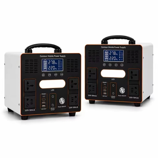 2200W Off Grid Portable Power Station 2201.6Wh LiFePO4 Solar Generator 4000W Peak Output for Outdoor Emergency Backup