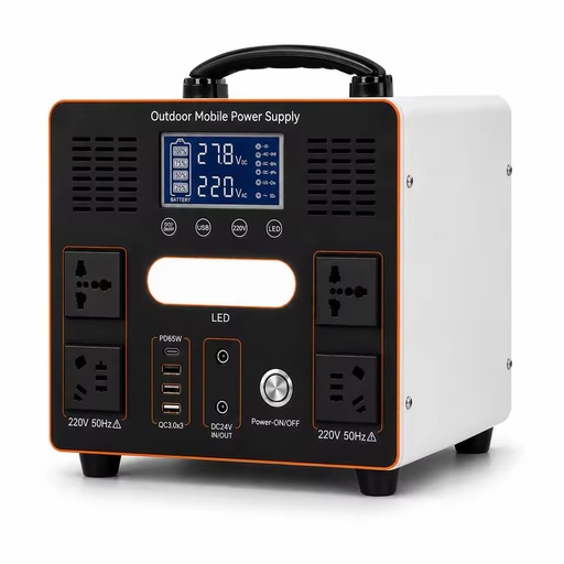 2200W Home Backup Power Station 2201.6Wh LiFePO4 Solar Generator with Pure Sine Wave AC Output and 4000W Peak Power