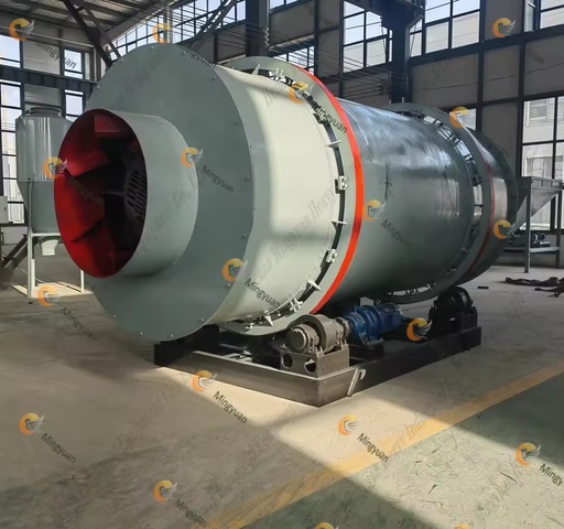 Industrial Triple Pass Biomass Drum Drying Dryer System Price