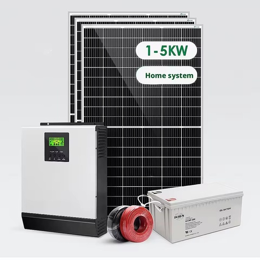 10KW Monocrystalline Silicon Solar Energy System Complete Kit MPPT Controller Lithium Ion Inverter 10 Year Warranty CE
