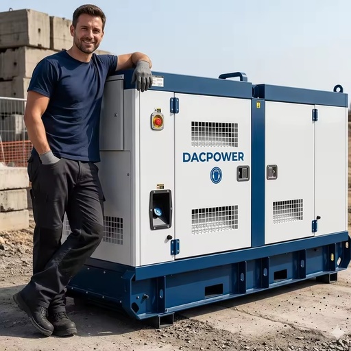 Industrial Silent Diesel Generator Set 30kVA 50kW 3 Phase Auto Start Rainproof Canopy Overload Protection for Construction Site