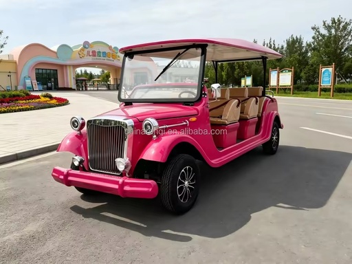 Electric Retro Sightseeing Bus University Tour Standardized Parts Direct Factory Technical Support Fleet Reliability