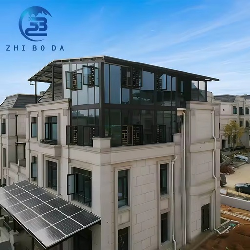 Energy Efficient Solar Sunroom System Waterproof Photovoltaic Sunroom Mounting Structure Easy Sun Room Installation Home Use