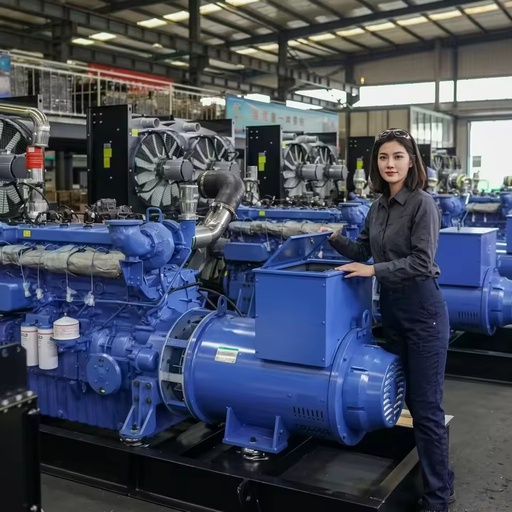 Weichai 15kVA Industrial Diesel Generator Set WP2.3D15E2 400V 50Hz for Factory Backup