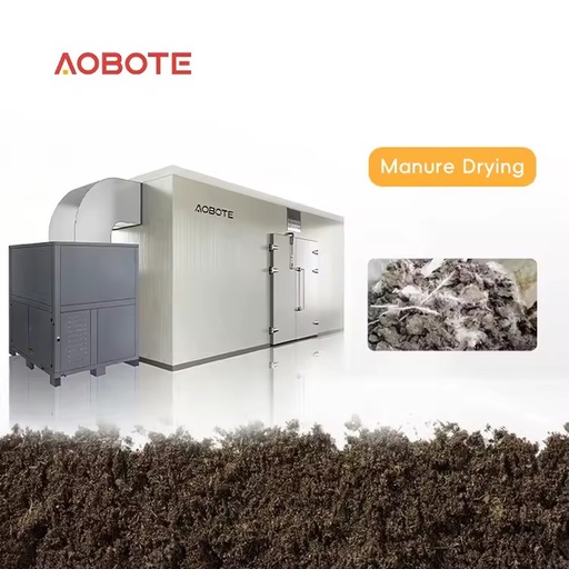 Commercial Large Heat Pump Dryer Intelligent Chicken Manure Straw Ore Processing Machine