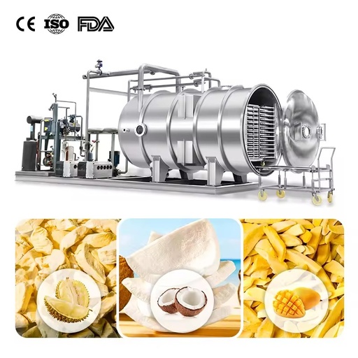 1300kg FD1200L Industrial Freeze-drying Machines for Freezing and Drying Fruits and Vegetables,preserve the Nutritional Value