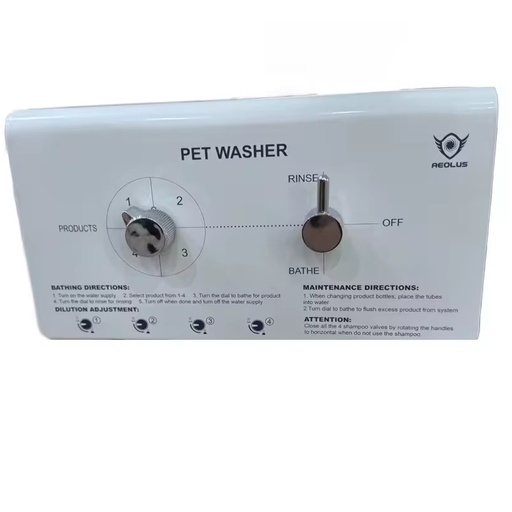 Large Pet Dog Bathing System Machine Eco-Friendly Wall Mount Dispenser for Cat Hotel Liquid Soap Shampoo for Bathroom