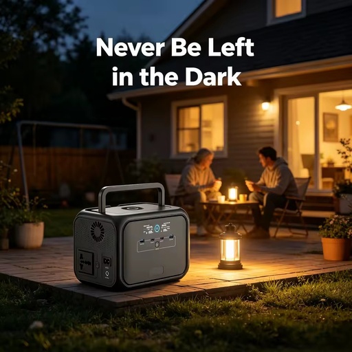 300W Solar Generator 288Wh. PD 100W Fast Charge. 15W Wireless Pad. Compact 3kg Design. Perfect Power for Fishing & Hiking.