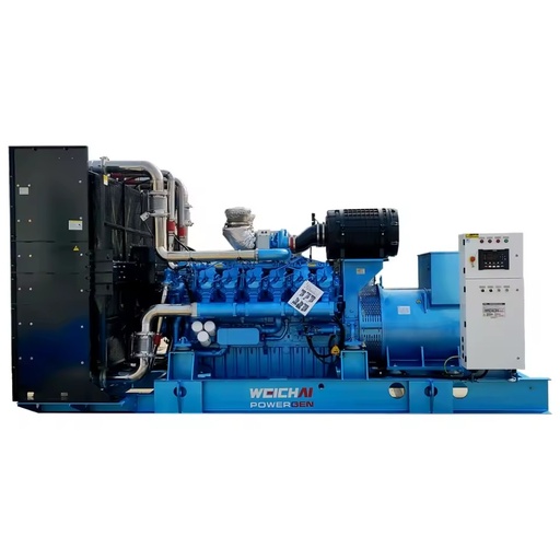 Weichai Diesel Generator Alternator 1000KW 1250KVA 1200KW 1500KVA Silent Type 50Hz 1800 RPM 24V DC Electric Start Genset
