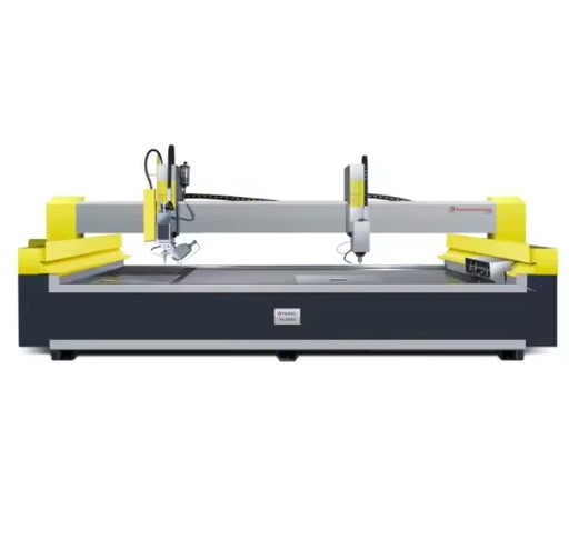 Hi-tech Quality Control Procedures 3D High Pressure Sheet Metal Fabrication Water Jet Cutter with Motor 37KW AC Servo System