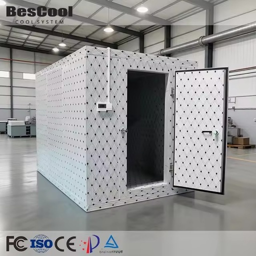 Wholesale Eco-Friendly Container Modular Cold Room with Energy Saving 100mm PU Panels 4 Doors Custom Design